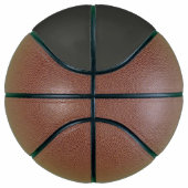 Ballon De Basket olive noire (couleur solide) (Droite)