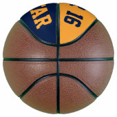 Ballon De Basket Or bleu Allstar (Droite)