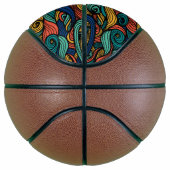 Ballon De Basket Paisley haché (Droite)