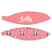 Ballon De Basket Panda love pink pattern (Panneaux)