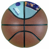 Ballon De Basket Panneau Merci Bleu Équipe Photo Basket (Droite)