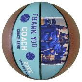 Ballon De Basket Panneau Merci Bleu Équipe Photo Basket (Vertical)