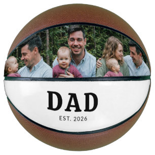 Ballon De Basket Papa a établi Bold Modern Black 3 Photo