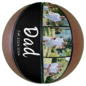 Ballon De Basket Papa Établit un script blanc 3 photo (Vertical)