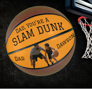 Ballon De Basket Papa moderne, vous êtes un slam dunk ! Personnalis