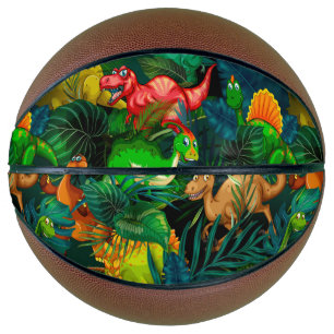Ballon De Basket Parc Dinosaur