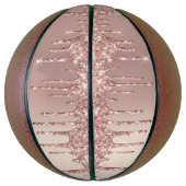 Ballon De Basket Parties scintillant rose Gold Blush Sparkle Basket (Vertical)