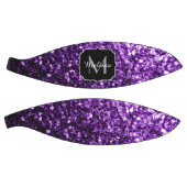 Ballon De Basket Parties scintillant violet foncé étincelant Monogr (Panneaux)