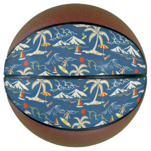 Ballon De Basket Patters tropicaux