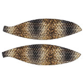 Ballon De Basket Peau de serpent noir Brown or (Panneaux)