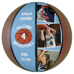 Ballon De Basket Personnalisé Joueur Photos Nom de l'équipe Numéro