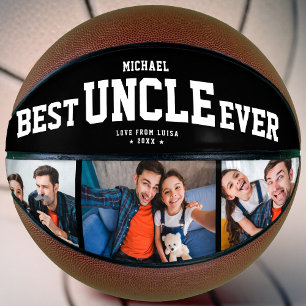 Ballon De Basket Personnalisé MEILLEUR ONCLE JAMAIS Cool moderne F