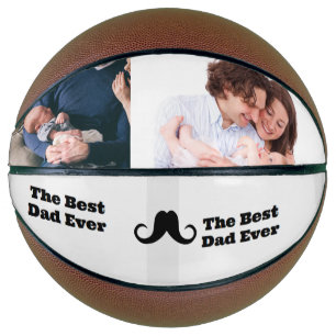 Ballon De Basket Photo personnalisée meilleur papa