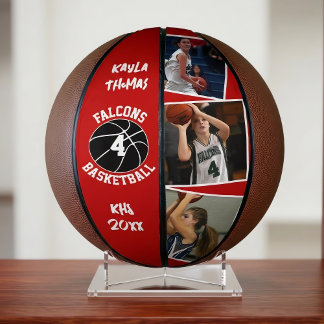Ballon De Basket Photos du joueur personnalisé Nom et numéro de l'é