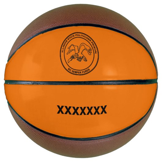 Ballon De Basket Prison des politiciens de l'Illinois (Devant)