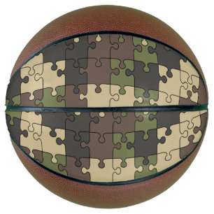 Ballon De Basket Puzzle camouflage Basketball