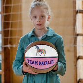 Ballon De Basket Rainbow horse - votre nom d'équipe