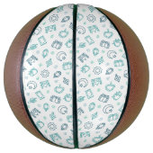 Ballon De Basket Ramadan Doodles Basketball (Vertical)
