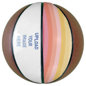 Ballon De Basket Rayures Colorées (Vertical)