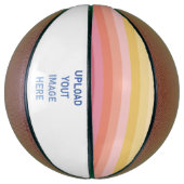 Ballon De Basket Rayures Colorées (Vertical)