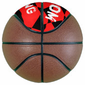 Ballon De Basket Red and black contemporany art background  (Droite)