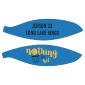 Ballon De Basket Rien que Net Blue et Jaune Personnalisé (Panneaux)