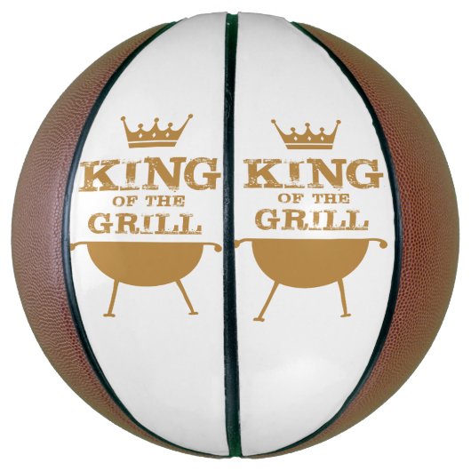 Ballon De Basket Roi Du Grill, Or (Vertical)