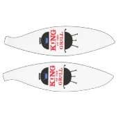 Ballon De Basket Roi Du Grill, Rouge Couronne Bleue (Panneaux)