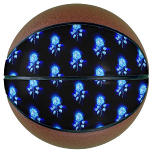 Ballon De Basket Rose bleu brûlant