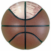 Ballon De Basket Rose Gold Blush Parties scintillant Drift Nom Bask (Droite)