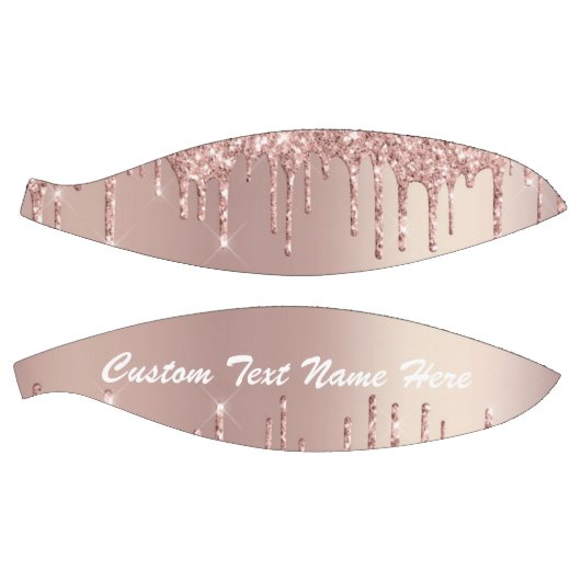 Ballon De Basket Rose Gold Blush Parties scintillant Drivers Nom du (Panneaux)