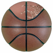 Ballon De Basket Rose Gold Parties scintillant Sparkle Drift Nom du (Droite)