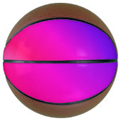 Ballon De Basket Rose néon et violet (Devant)
