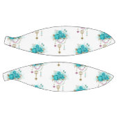 Ballon De Basket Roses turquoise avec touches (Panneaux)