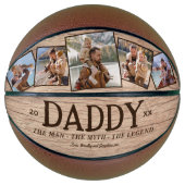 Ballon De Basket Rustic Daddy Man Myth Legend Photo (Devant)