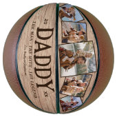 Ballon De Basket Rustic Daddy Man Myth Legend Photo (Vertical)