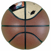 Ballon De Basket Rustic Graduate Name / Grad Graduate Photo (Droite)