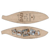 Ballon De Basket Rustic Stepdad Fête des pères Photo Basketball (Panneaux)