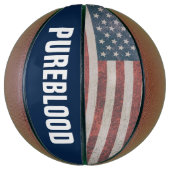 BALLON DE BASKET SANG PATRIOTIQUE (Vertical)