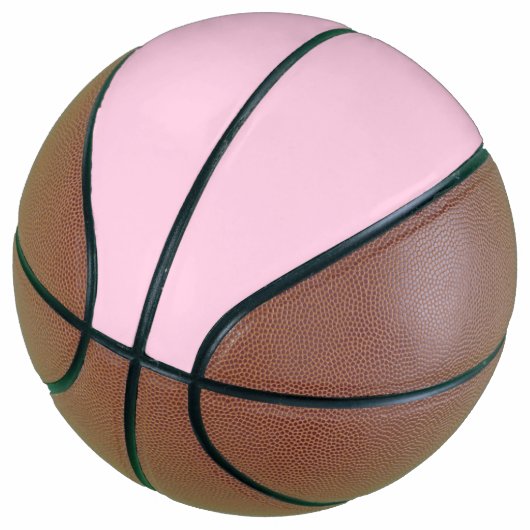 Ballon De Basket Sensibilisation au cancer du sein couleur claire r (Incliné)