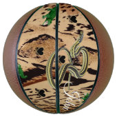 Ballon De Basket Serpents de basket, léopard (Vertical)