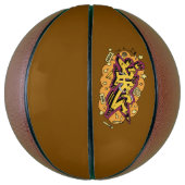 Ballon De Basket serviette de plage art graffiti (Vertical)