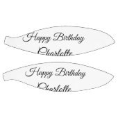 Ballon De Basket SIMPLE MINIMAL.CUTIE ADD NAME BABY happy birthday (Panneaux)