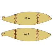 Ballon De Basket Simple monogramme ajouter votre nom lettre man min (Panneaux)