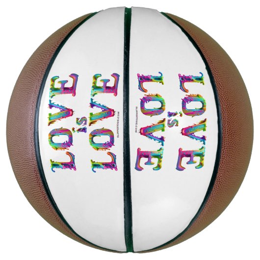 Ballon De Basket SlipperyJoe amour est l'amour goutte à goutte de f (Vertical)