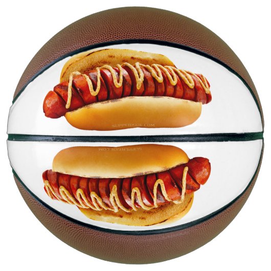 Ballon De Basket SlipperyJoe's hot dog niché doucement pain jaune v (Devant)