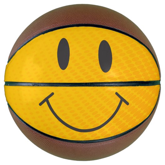 Ballon De Basket Smily Emoji (Devant)