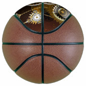 Ballon De Basket Steampunk Rusty Background (Droite)