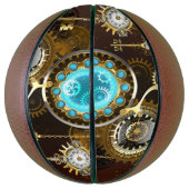 Ballon De Basket Steampunk Rusty Background (Vertical)
