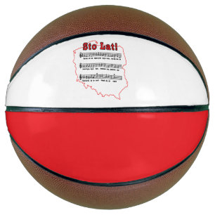 Ballon De Basket Sto Lat ! Carte de la chanson polonaise